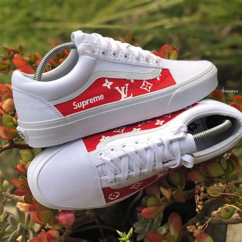 supreme x louis vuitton vans|louis vuitton x supreme sale.